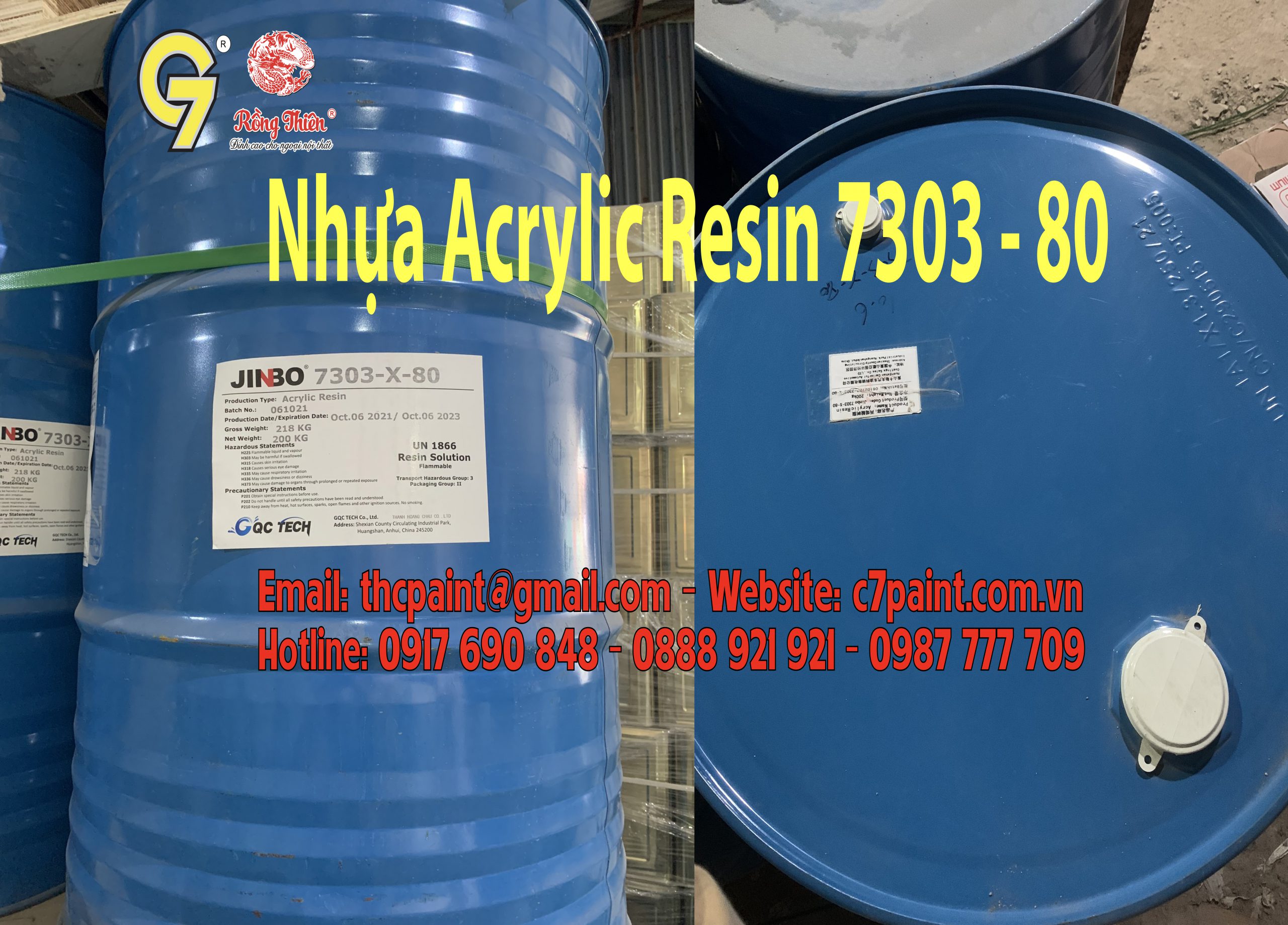 Nhựa acrylic resin 7303 – 80