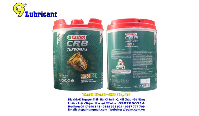 Dầu động cơ Castrol CRB Turbomax 20W-50